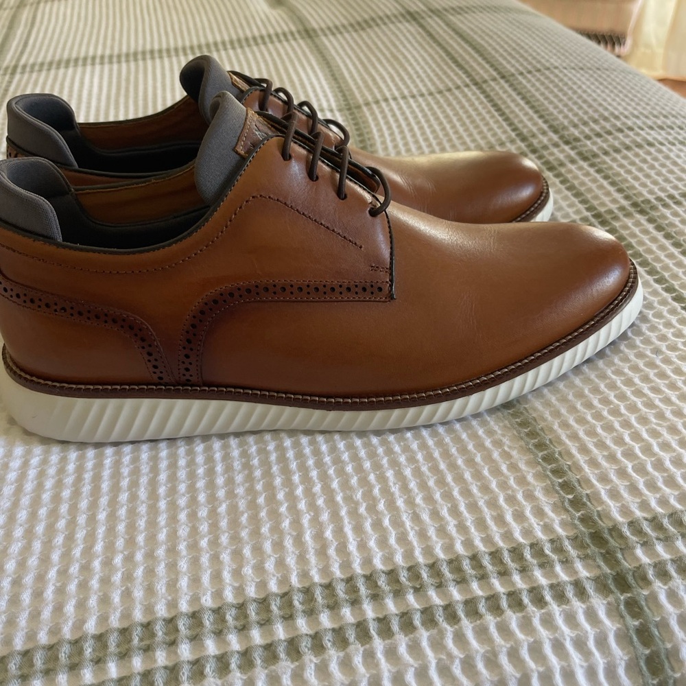 Martin Dingman saddle leather plain toe